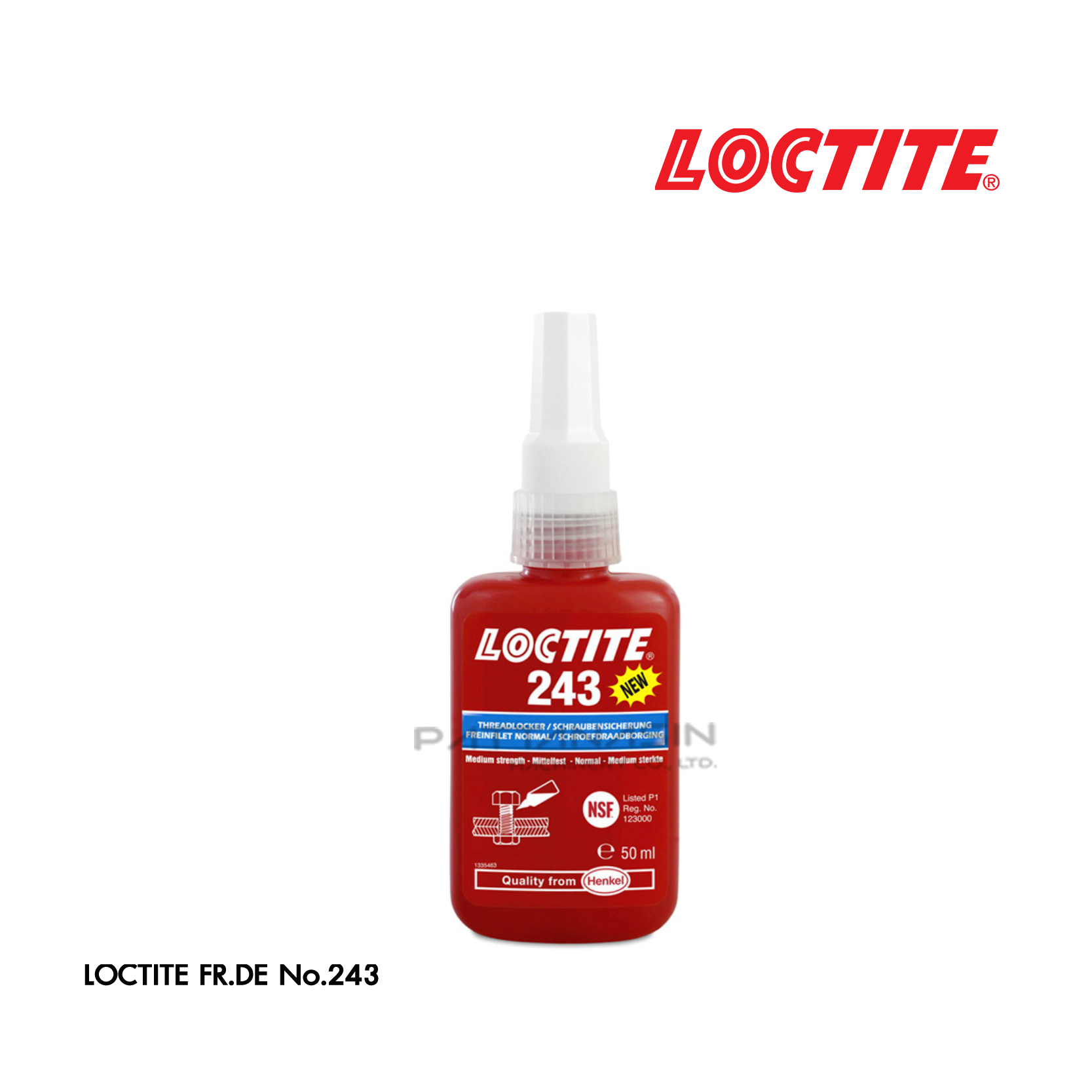 LOCTITE น้ำยาล็อคเกลียว เบอร์ 243 ขนาด 50 มล.